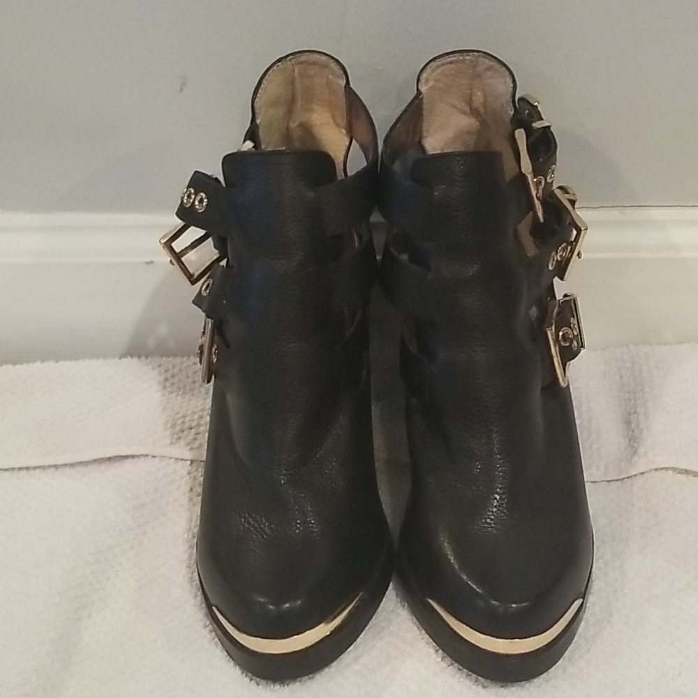 Black booties